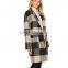 OEM Service Plus Size 100% Wool Women's Coat Keepwarmer