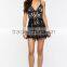 2016 new style sexy women lace romper wholesale OEM service