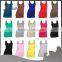 New womens plus scoop neck racer back sleeveless long jersey vest top size 16-20