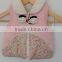 Baby Girl Cute Flower Printed Waistcoat for Autumn and Winter