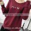 Custom label printing 100% cotton women hoodies