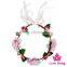 Whloesale Fairy Crown Floral Petals Hair Accessories Flower Garland Bridal Tiara Birthday Headband
