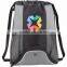 Corona Deluxe Drawstring Backpack - features open main compartment that includes shoulder straps which also cinch the bag shut