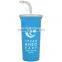 USA Made 32 oz Sport Sipper Cup - features a straw and lid and comes with your logo