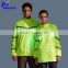 Good quality cycling rain hi vis reflective safety jacket with led lights