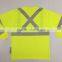Polyester micro mesh long sleeve chest pocket wicking protective t-shirt