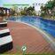 outdoor waterproof distortion resisitace wpc floorings tiles for garden pool balcony