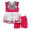 Mustard pie remake floral cotton baby girl romper