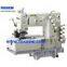 4-needle flat-bed double chain-stitch machine for waistband