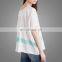 Summer Latest Fashion Blouse Design Stylish Lady Blouse Loose Blouses 2016 New Designs