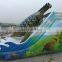Jurassic Park Strong PVC inflatable dinosaur long water slide giant inflatable kids slide track