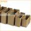 Orange paper bag with ribbon handle