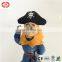 Pirate captain with hook hand single eye toy stuffed doll