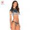 Wholesale 2017 sublimated print mma rash guard, rash gurad surf , oem women swimwear