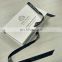 2017 hot sale White and Logo Black Match Packing Ribbon Boxes Wholesale