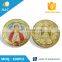 Deft design custom wings 2 sided metal coin