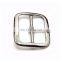 Mass Supply Superior Quality Adjustable Buckle Rectangle Leather Women'S Silver Belt Buckles