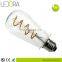 ST64 antique Edison bulb 5W 6w dimmable soft LED filament 220V/240V E27 base spiral design light bulb