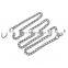 Stainless steel 304 material double head buckle iron chain pet supplies dog leash