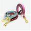 Stainless Steel Iron Leather Word Carved Pet Collar Comfortable Leash Training Dog Rope Pet Neck Chain Pet Supplies