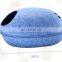 Creative semi-closed pet nest small egg round felt cat litter removable and washable pet supplies factory direct wholesale