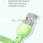 Telescopic three charging cable