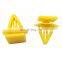 Hot Sale 100 Pieces Yellow Auto Car Interior Door Card Trim Panel Plastic Moulding Retaining Clips Snaps Fasteners