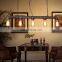 American retro creative water pipe 5-heads pendant light for decorate