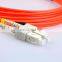 LC Duplex Multi mode 2.0mm 3.0mm 50/125 62.5/125 Fiber Jumper LSZH, PVC Fiber Optic Patchcord