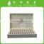 OEM customed PU leather packaging box with EVA foam for perfume