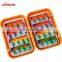 32/box Fly Box fishing MosquitoTrout BassTackle Flies Lures Dry Wet Lure bait