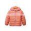 Wholesale baby girl boy fur coat light children's jacket hood 90% duck down coat zip cardigan children's jacket