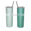 20oz colorful stainless steel double wall vacuum insulation slim water bottle