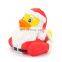 Christmas Holiday Gift Sound Swimming Pool Mini Novelty Yellow Water Rubber Bath Ducks for Kids