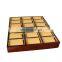 Household use 18 lattice watch wooden tray spray wood display storage plate jewelry storage