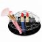 360 degree rotating cosmetic makeup lip gloss brush tower stand case acrylic  25 holder lipstick display organizer