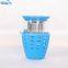 Glass Mug With Silicone Sleeve and Stainless Steel Tea Strainer Glass Tea Mug With Infuser