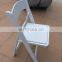 Factory supply plastic resin italian design plastic chair white wedding folding chair
