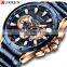 CURREN 8363 Quartz  Watch Men Luxury Men Watch Custom Logo Water Resistant Black Watches Men Wrist