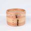 Japanese round wooden food bento box