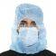 Non woven disposable astronaut cap full head cap hair net/beard cover hooded caps