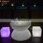 Round cocktail used rose gold high glass top bar table