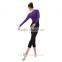 Light Mesh Drawstring Wrap Dance Top