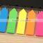 Transparent PET sticky notes neon colour , PP