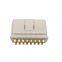 ST-SOM-005A White Color J1962 Male OBDII Connector with Golden Plated Pins for OBD Device