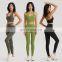 2023 Woman Halter Sports Bra Yoga Sets Wholesale High Strech Crop Tops Sweat Wicking Suits