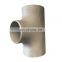 High Quality Carbon Steel ASME B16.9 Pipe Fitting Butt weld Straight Reducing Tee