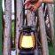 Retro Rechargeable Solar Camping Light Outdoor Camping Tent Light Portable Wall Mounted Poleless Dimming Atmosphere Horse Light