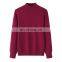 100% Inner Mongolia Cashmere High Neck Knit Pullover Casual Winter Sweater with Crew Neck Solid Style Jumper