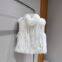 The same imported fox fur vest vest for women, short fur coat for young car strips and horse clips for winter